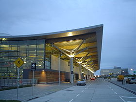 Terminal de l'aéroport.