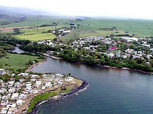 View of the west part of Souillac village and the ancient port.