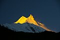 Der Manaslu, der höchste Gipfel im Distrikt Gorkha