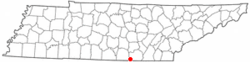 Location of Orme, Tennessee