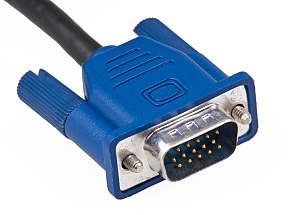 A male DVI-D (single link) connector