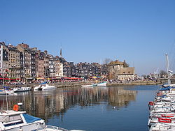 den gamle havn i Honfleur