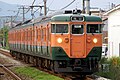 113系の湘南色。本形式における最初の車体色。