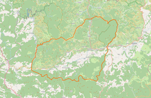 Malerreka eskualdearen inguruako mapa (OpenStreetMap)