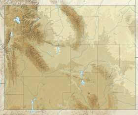 voir sur la carte du Wyoming