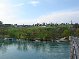 Zicht op Wohlen bei Bern