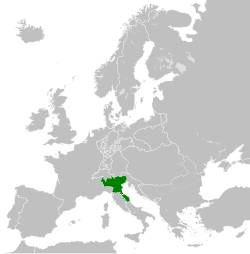 The Kingdom of Italy in 1812