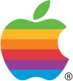 Mehrfarbiges Apple-Logo