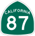 State Route 87 marker