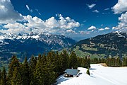 Schruns in de Montafon vallei