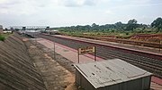 Basukinath railway station platform