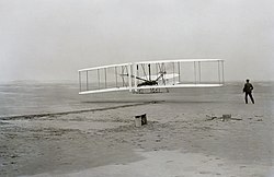 A manual restoration of the Wright Brothers' first flight.