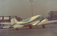 Douglas DC-3 de SAHSA en La Ceiba