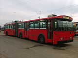 Gelenktrolley 54, aufgenommen 2006 nach seinem Verkauf in Brașov