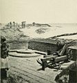 Inside Confederate Fort Moultrie (Sullivan's Island) looking east of Charleston Harbor.