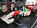 A Doningtonban kiállított MP4/8-as, Senna autója, mellyel megnyerte a futamot