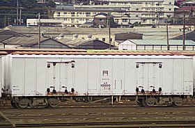 レサ10000形、レサ10000 1986年12月28日、幡生駅