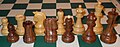 1950 Dubrovnik Chess Set manufactured 2015 by Chess Bazaar of India.[14]