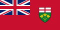 Ontario's official flag since 1965