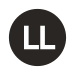 dark gray "LL" train symbol in use from 1967 to 1979