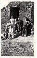 Teacher and students outside of Wynona school near Stranraer, 1909