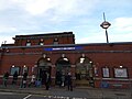 Station entrance, 2023