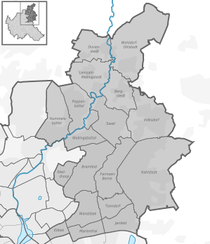 Gliederung des Bezirks Wandsbek