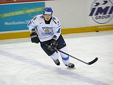 Jussi Jokinen MM-kisoissa 2008.