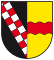 vorn Schrägrechtsbalken (geschacht, Zisterzienserbalken), hinten Wellenbalken (Ringgenbach)