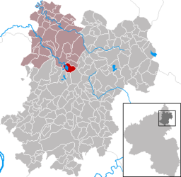 Läget för Dreifelden i Westerwaldkreis