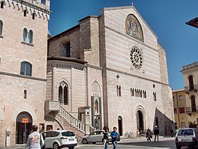 La cathédrale de Foligno.