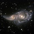 NGC 2207 and IC 2163, two interacting galaxies (captured by EFOSC2)