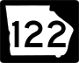 State Route 122 marker