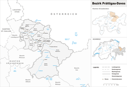 موقعیت Prättigau/Davos District