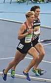 Charles Philibert-Thiboutot (links), Rang zehn in 3:39,62 min / Julian Matthews, Rang elf in 3:40,45 min