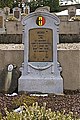 Grafsteen van Pieter Heeren op het militaire kerkhof naast het fort van Chaudfontaine