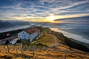 Vue depuis le Rigi (Schwytz).