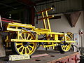 Railway Velocipede o handcar presso il Nevada State Railroad Museum