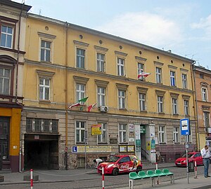 Facade on Dworcowa Street