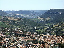 General view of Millau