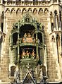 Glockenspiel am Rathaus von München