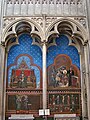 Trefoil arches at the Bayeux Cathedral (11th century), Calvados, Normandy, France