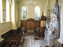 Capilla de los Marlborough en el palacio de Blenheim.