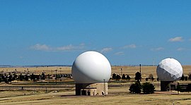 Radome installations at Schriever