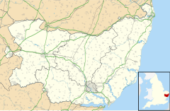 Hunston is located in Suffolk