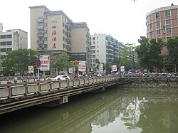 Yunfu in 2013. Bridge over Nanshan river.