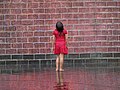 Child at Crown Fountain 2012