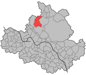 Gemarkung von Hellerau und Wilschdorf in Dresden