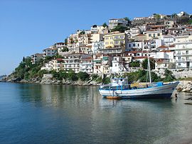 View o Kavala.