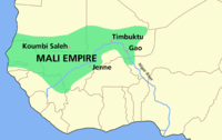 Extent of the Mali Empire, c. 1350